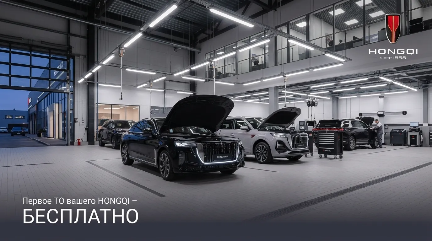 Первое ТО вашего нового HONGQI — бесплатно